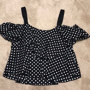 Zara Off-the-shoulder Top